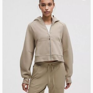 Lululemon Scuba Oversized Full-Zip Hoodie Sheer Oak Xs/s